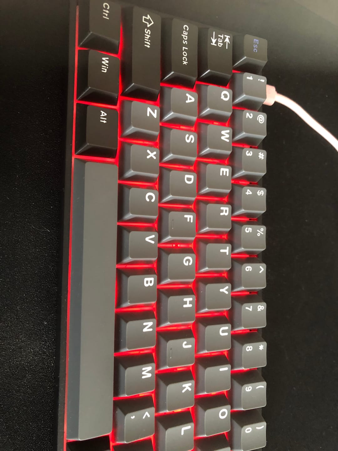 Customer photo review of DrunkDeer G65 - Wired Actuation-Distance-Adjustable Magnetic Switch Gaming Keyboard