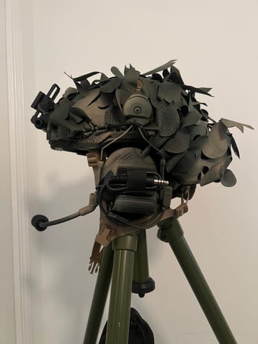 Customer photo review of Predator Ghillie™ Helmet Cover