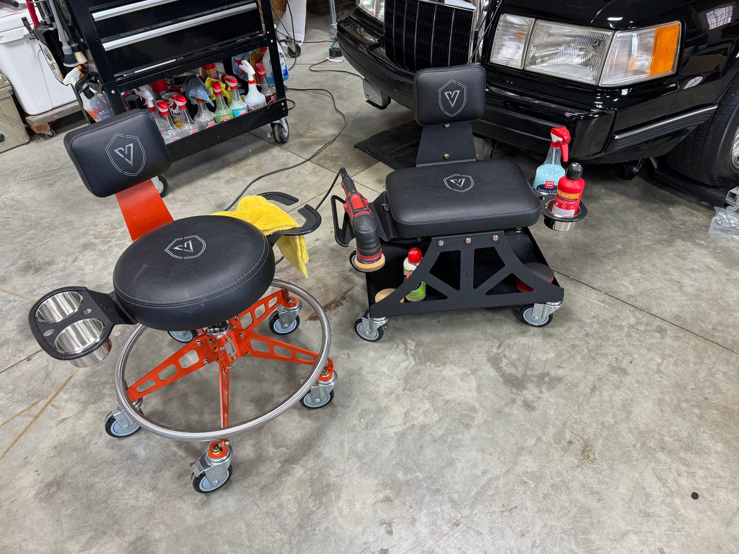 Customer photo review of LOW-PRO POLISHER RACK