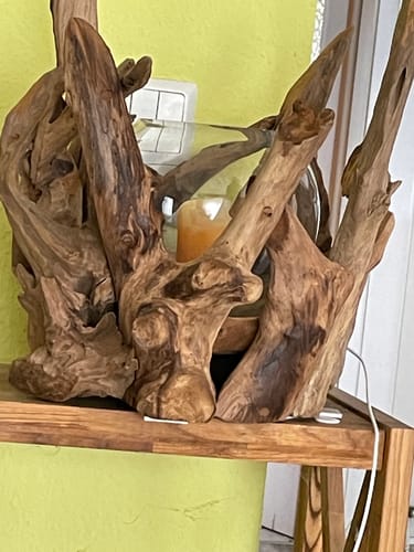 Customer photo review of Wurzel Kerzenständer VONDRO mit Glas