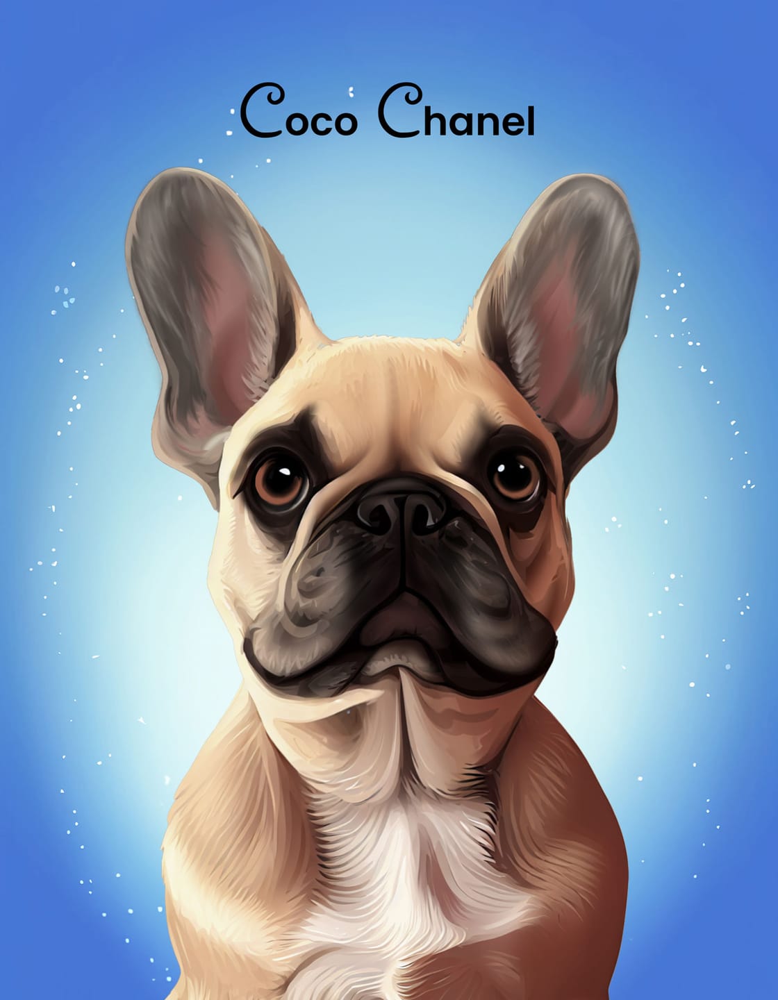 Customer photo review of Custom Pet Portrait - 1 Pet
