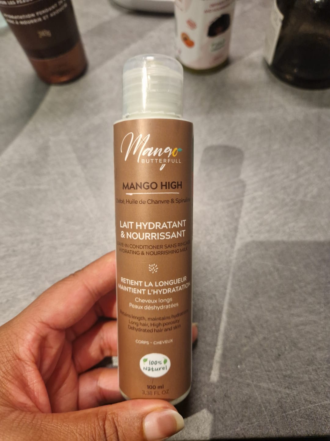Customer photo review of Lait hydratant et nourrissant - HIGH