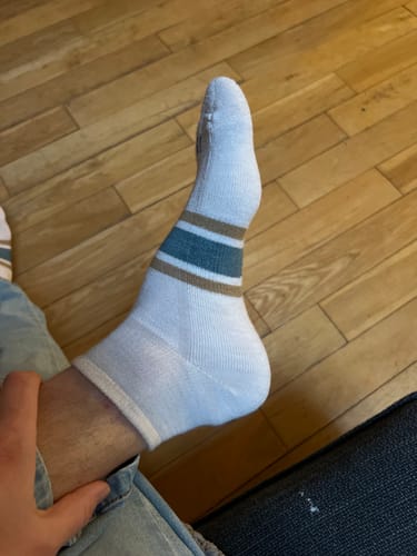 Customer photo review of Light Cushion Performance 1/4 Sock