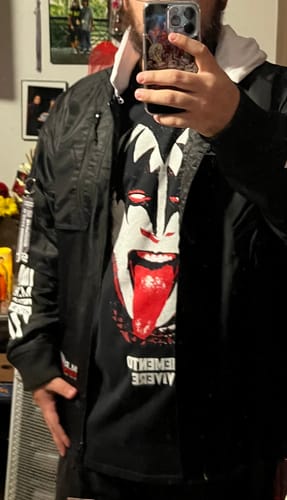 Customer photo review of KISS x MV T-Shirt
