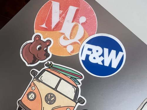 Customer photo review of Stickers Redondos | Super Promo
