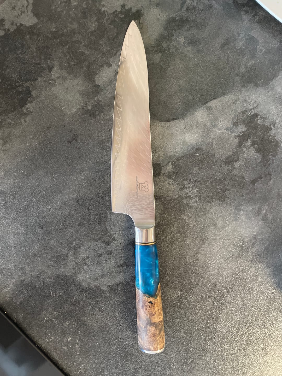 Customer photo review of Damast Chef Messer