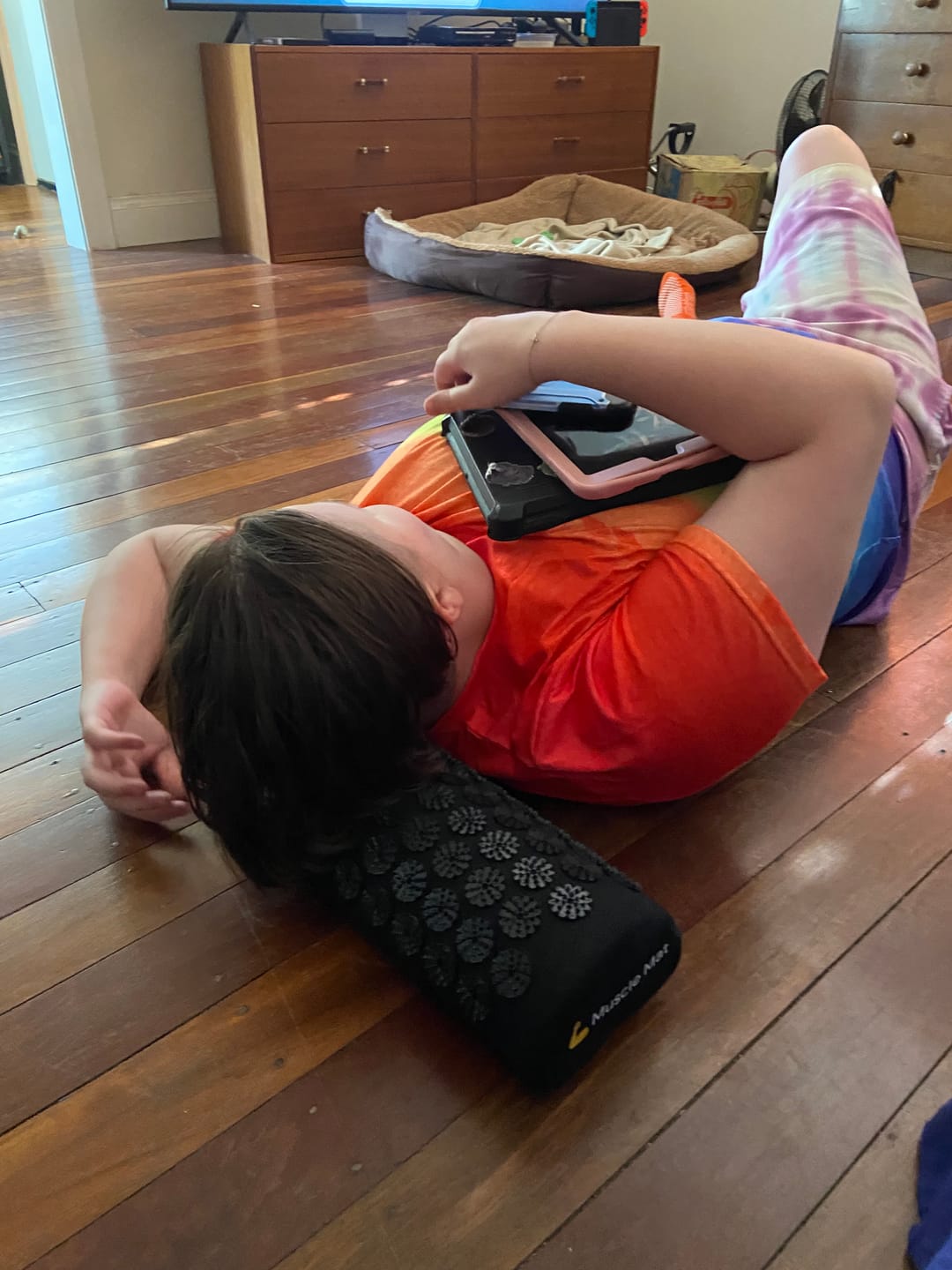 Customer photo review of Muscle Mat Luxury Acupressure Mat With Pillow