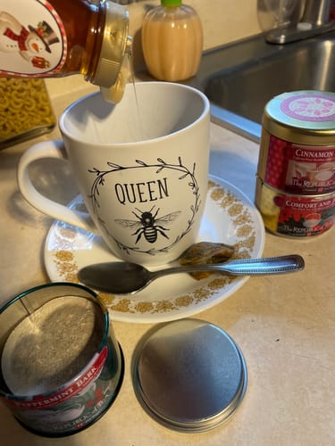 Customer photo review of ⛄️ Holiday Stackable Tea Tin ⛄️ - Tin 36 Tea Bags