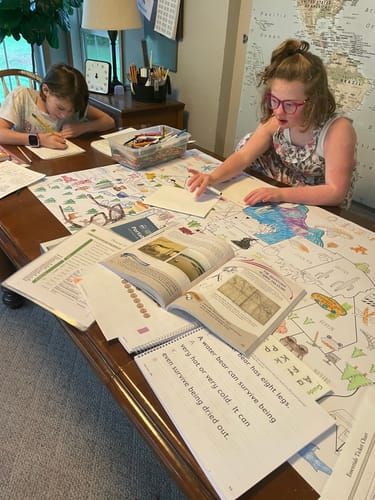 Customer photo review of USA Map Coloring Sheet