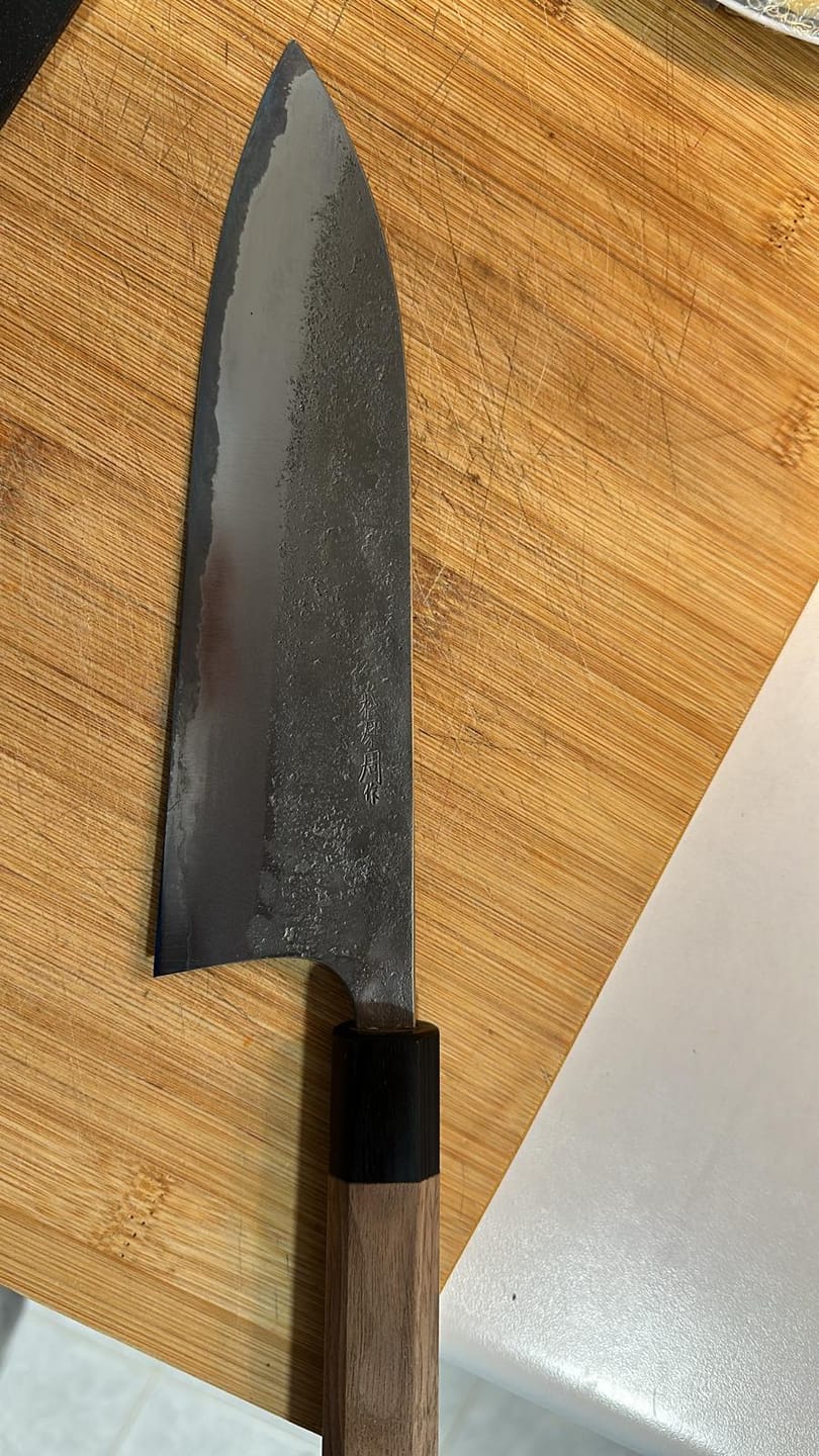 Customer photo review of Matsubara Blue #2 Gyutou 210mm (8.2")
