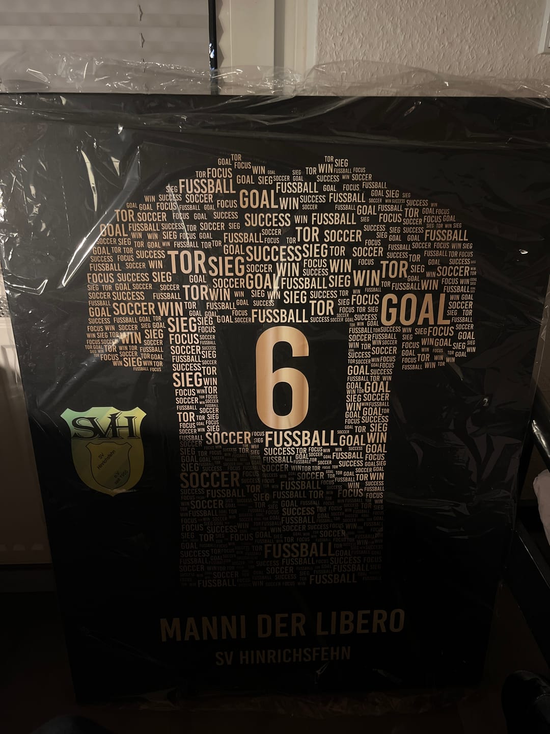 Customer photo review of Golden Trikot Dein Verein