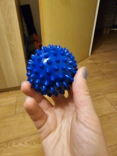 Customer photo review of Spikey Massage Ball