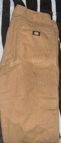 Customer photo review of Dickies Pants Fits Mens 36 x 31 Brown Carpenters Work Wear
