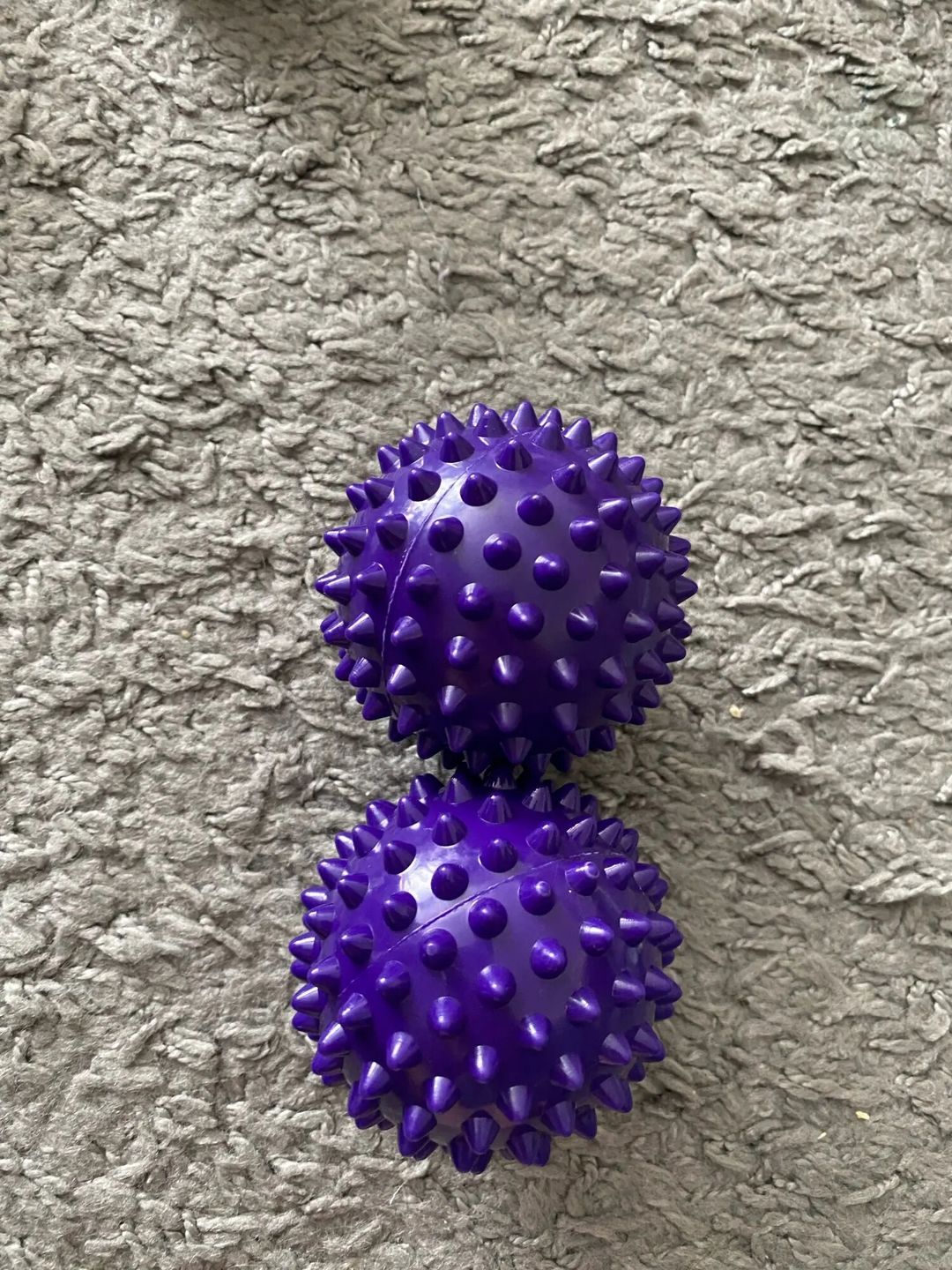 Customer photo review of Spikey Massage Ball