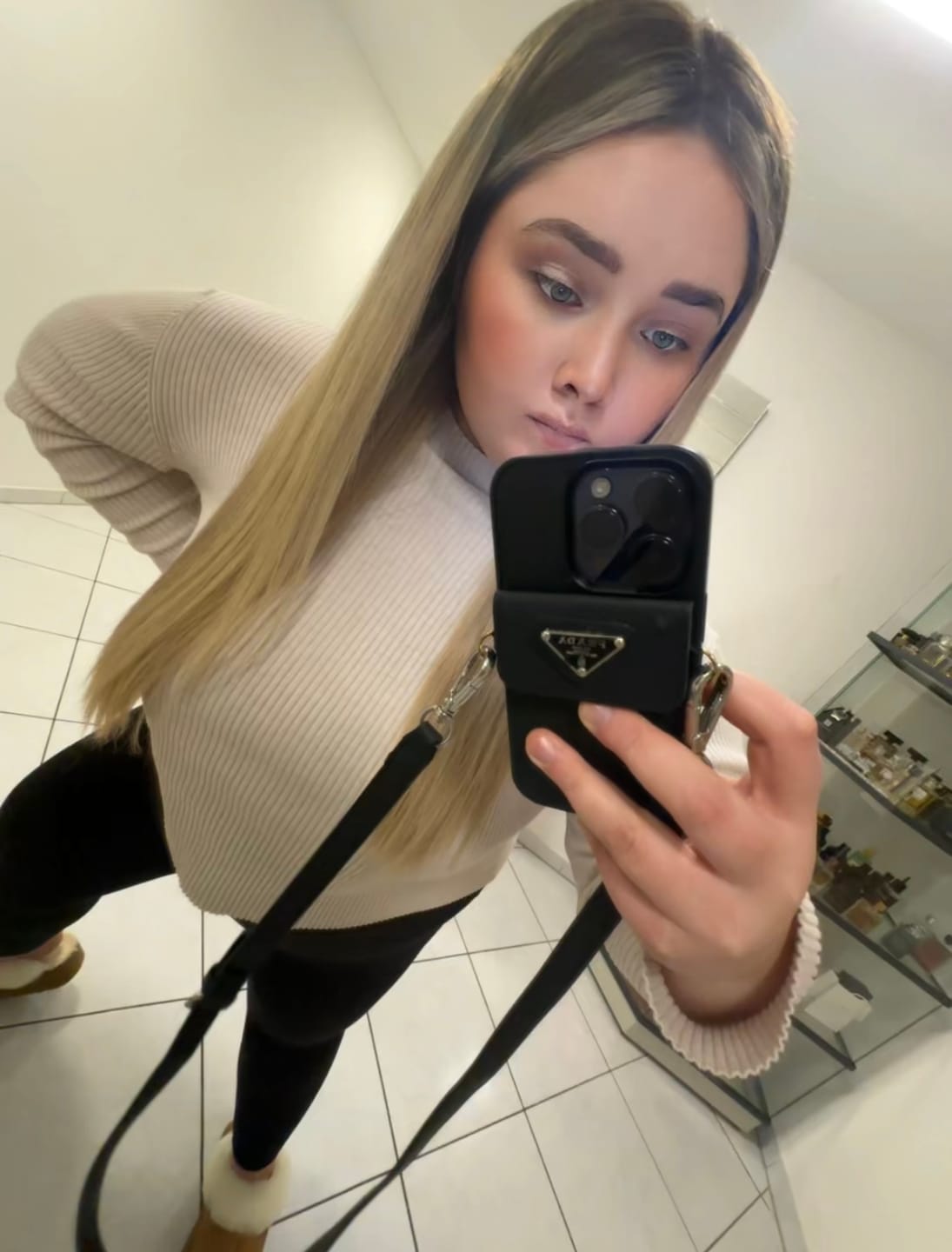 Customer photo review of Pearl Aschblond Balayage