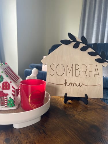 Customer photo review of Personalised Family Home Decor