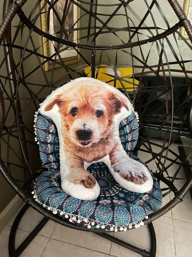 Customer photo review of PortaritPillow - Personalisierbares Kissen