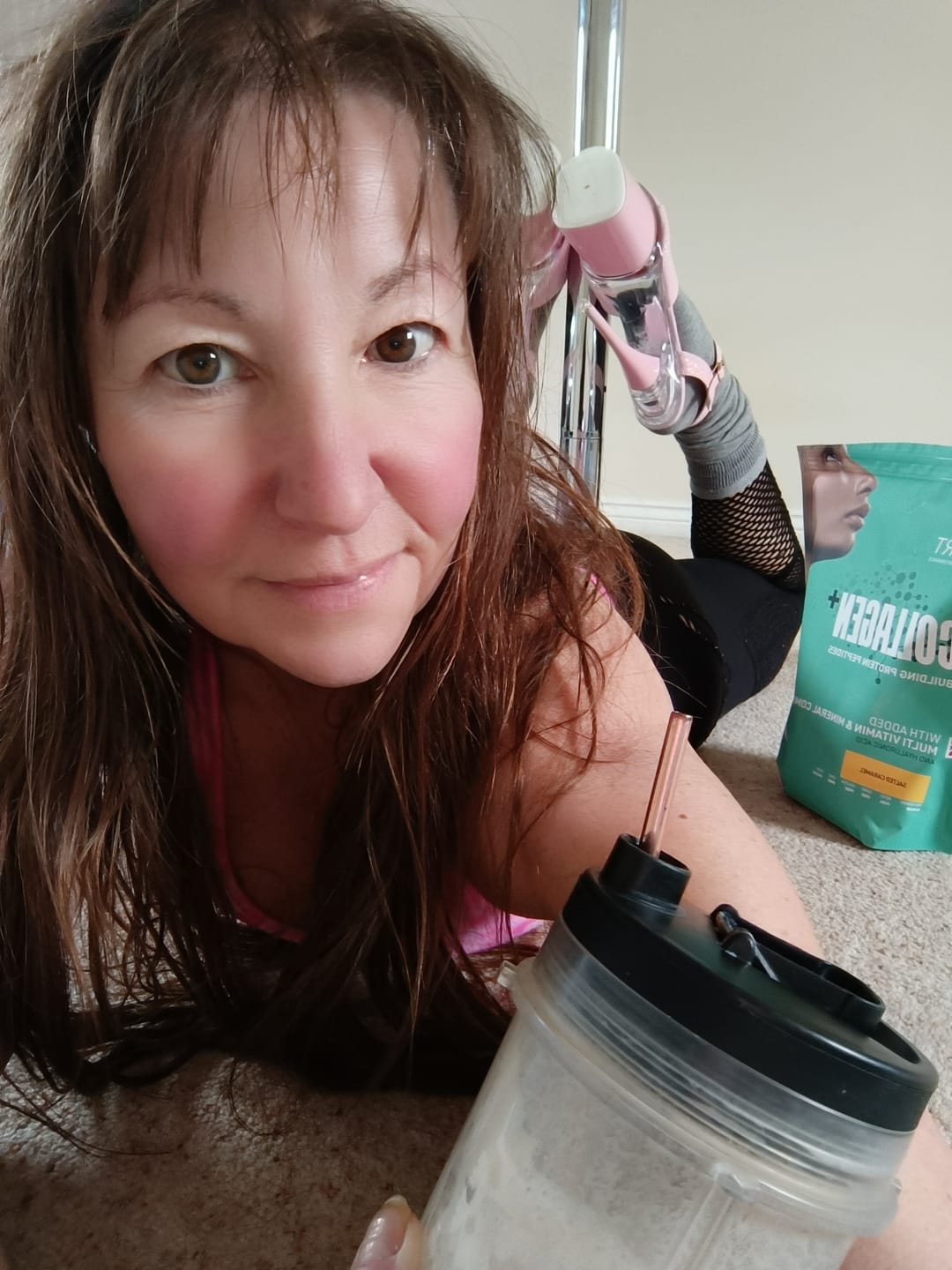 Customer photo review of Collagen + Peptide Protein Powder