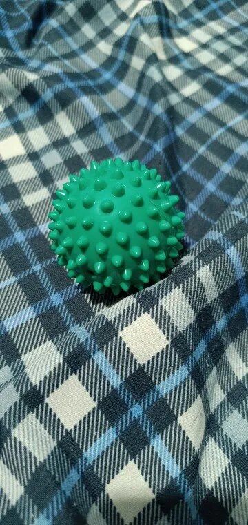 Customer photo review of Spikey Massage Ball