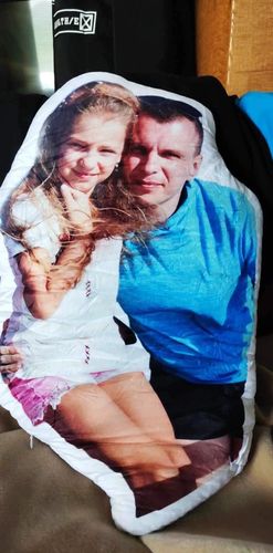 Customer photo review of PortaritPillow - Personalisierbares Kissen