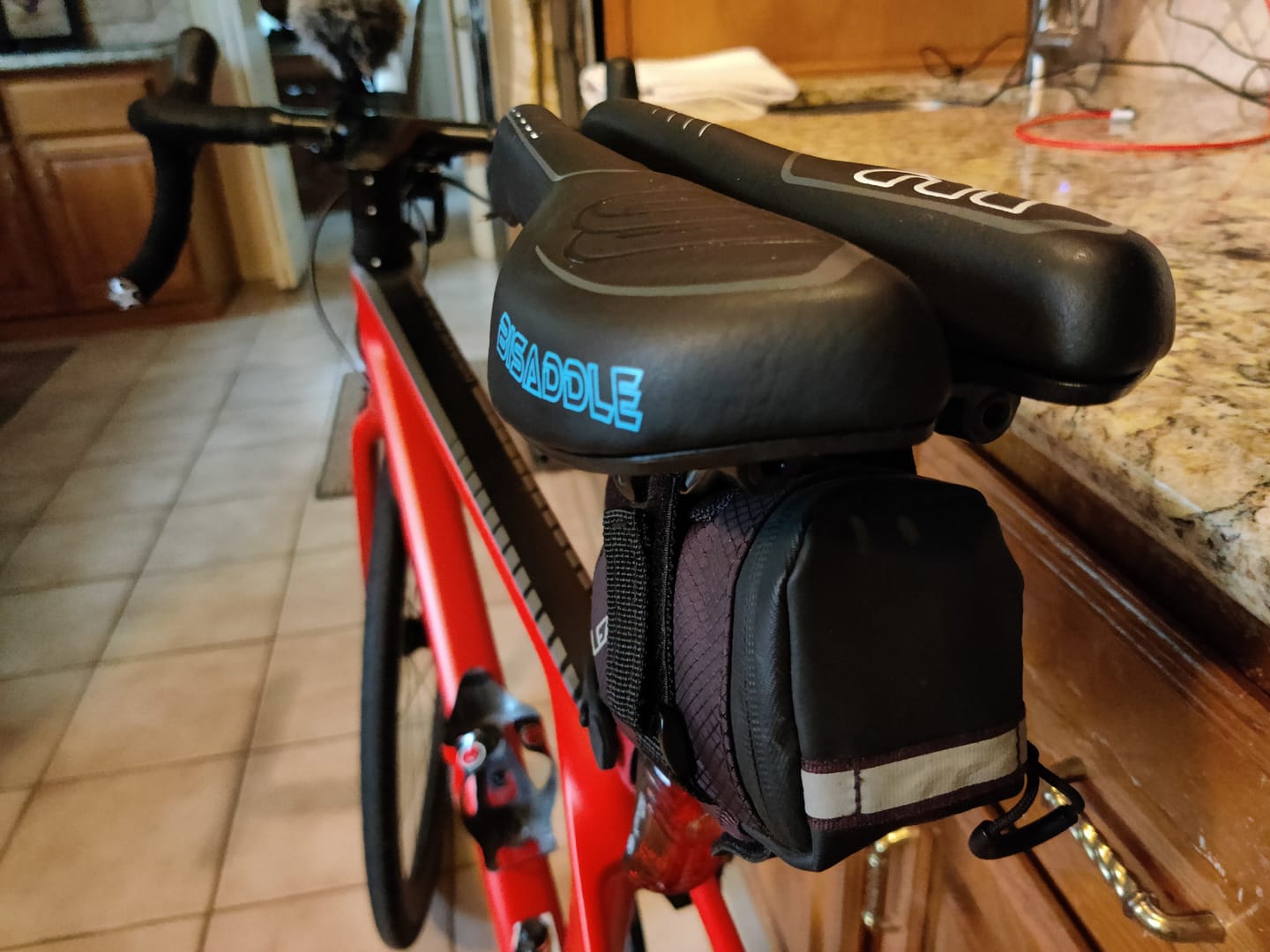 Customer photo review of BiSaddle EXT Stealth and Sprint