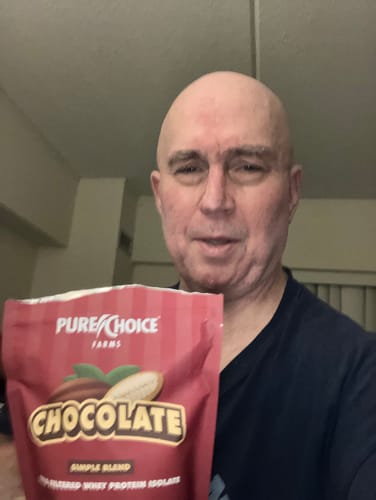 Customer photo review of Whey Protein Chocolate