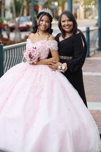 Customer photo review of Split Sleeve Surplice Gown (Plus)