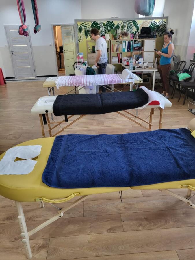 Customer photo review of Massageliege Klappbar Sofia Light