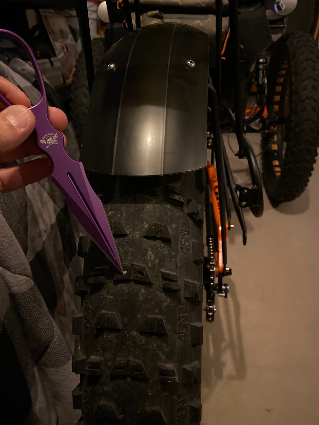 Customer photo review of Skallywag Aluminum Dagger (Not Trainer)