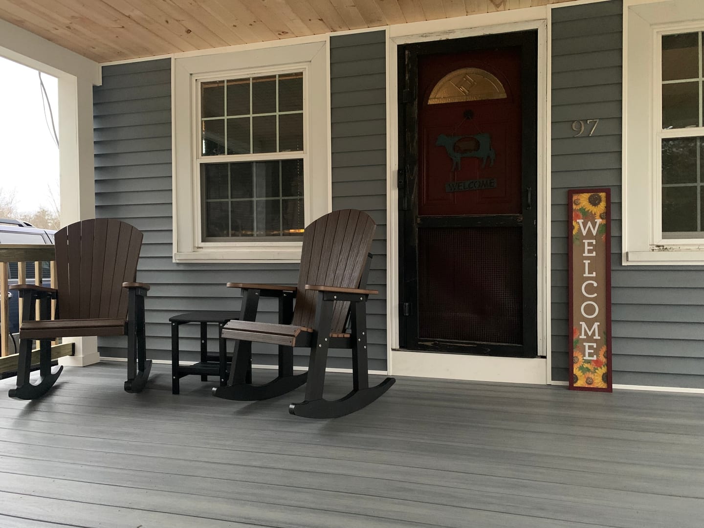Customer photo review of Adirondack Porch Rocker