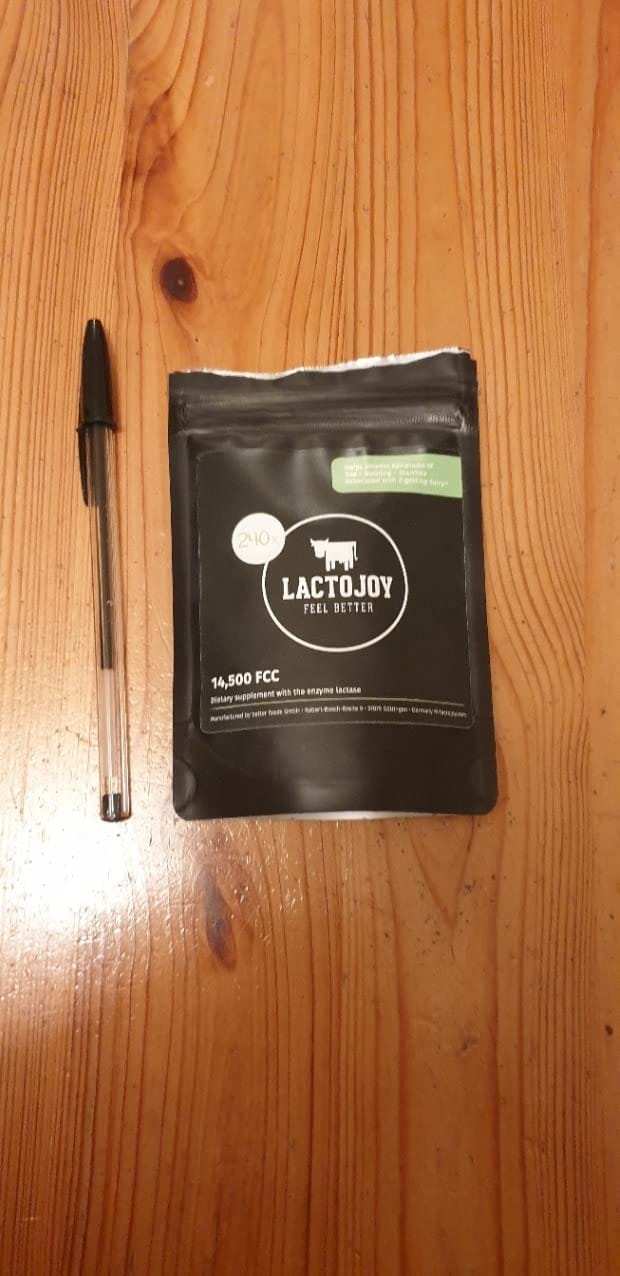 Customer photo review of LactoJoy Laktase Tabletten - 14.500 FCC - 240 Nachfüllpackung