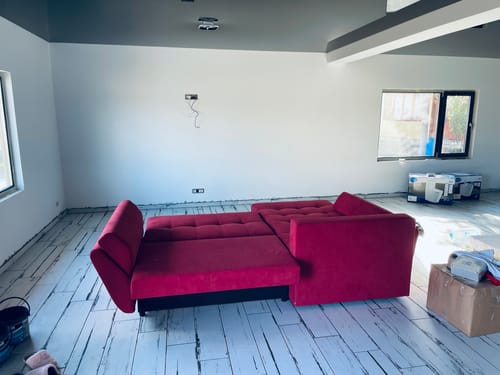 Customer photo review of Colțar extensibil cu ladă de depozitare Loana Bordoux 270x185 cm