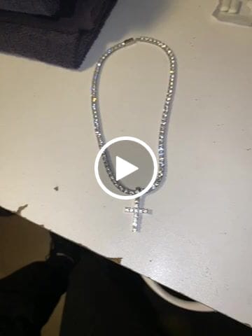 Customer video review of ICE BREAKER CHAIN. - 5MM WHITE GOLD
