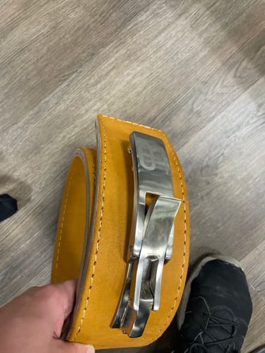Customer photo review of PR Powerlifting 13mm Belt w/ Stainless Steel Lever Buckle - PR921 - Brown