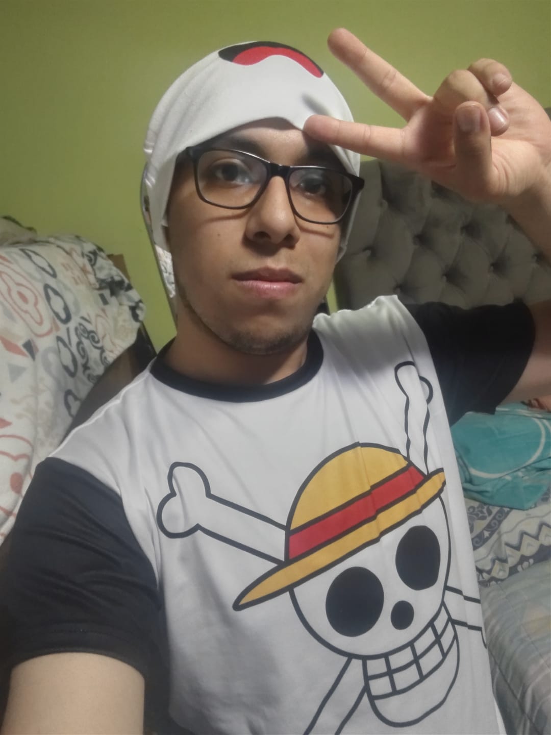 Customer photo review of Playera Pijama One Piece Nakama Oficial