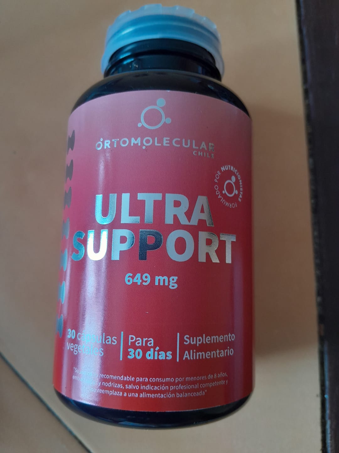 Customer photo review of Ultra Support -30 cáps