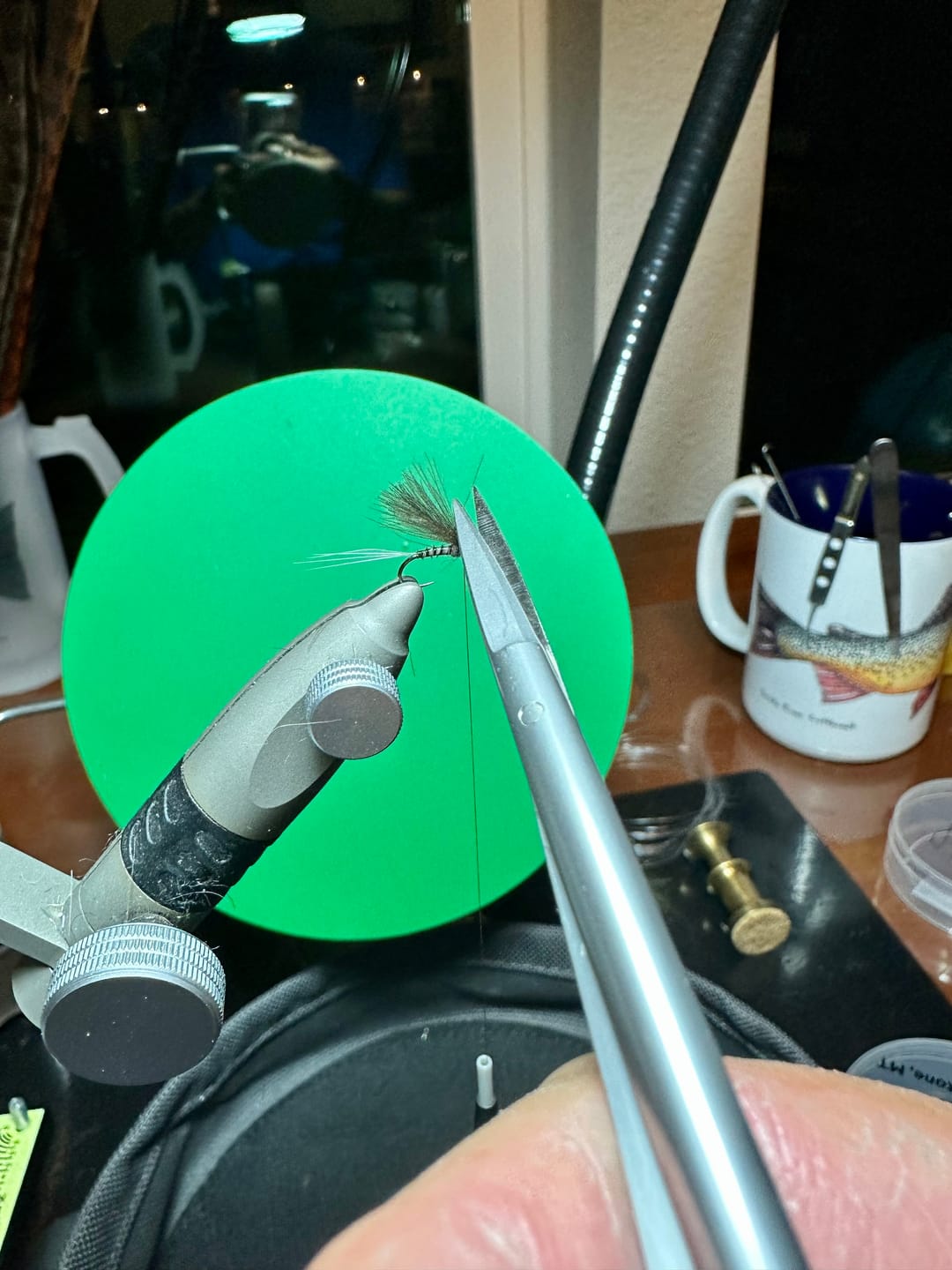 Customer photo review of Fly Tying Scissors - The FlyTier Curved