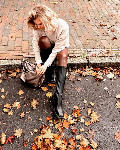 Customer photo review of It Girl Boots - Schwarz