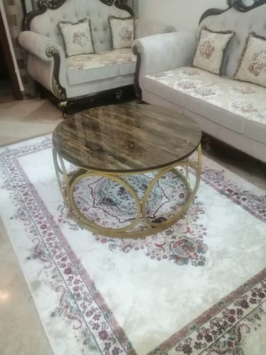 Customer photo review of Luxury Modern Center Table -814