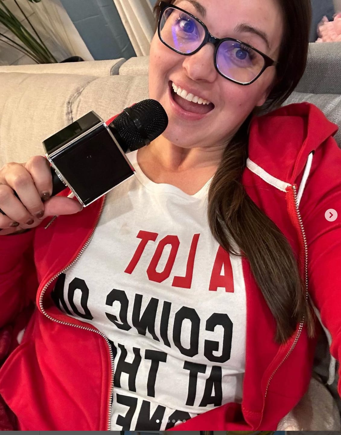 Customer photo review of Ruby Red Full zip