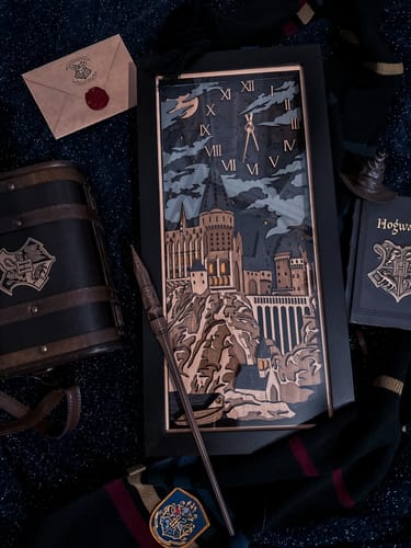 Customer photo review of HOGWARTS 3D WALL CLOCK