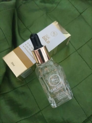 Customer photo review of Face Serum - 24k Gold (30ml)