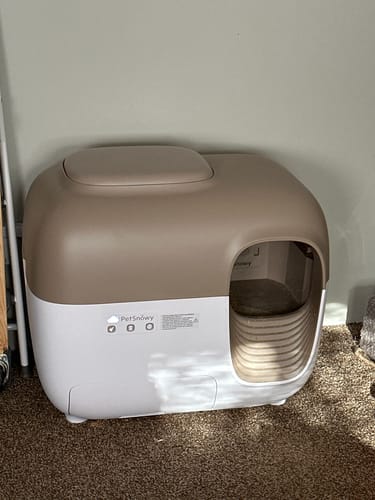 Customer photo review of Self-Cleaning Litter Box