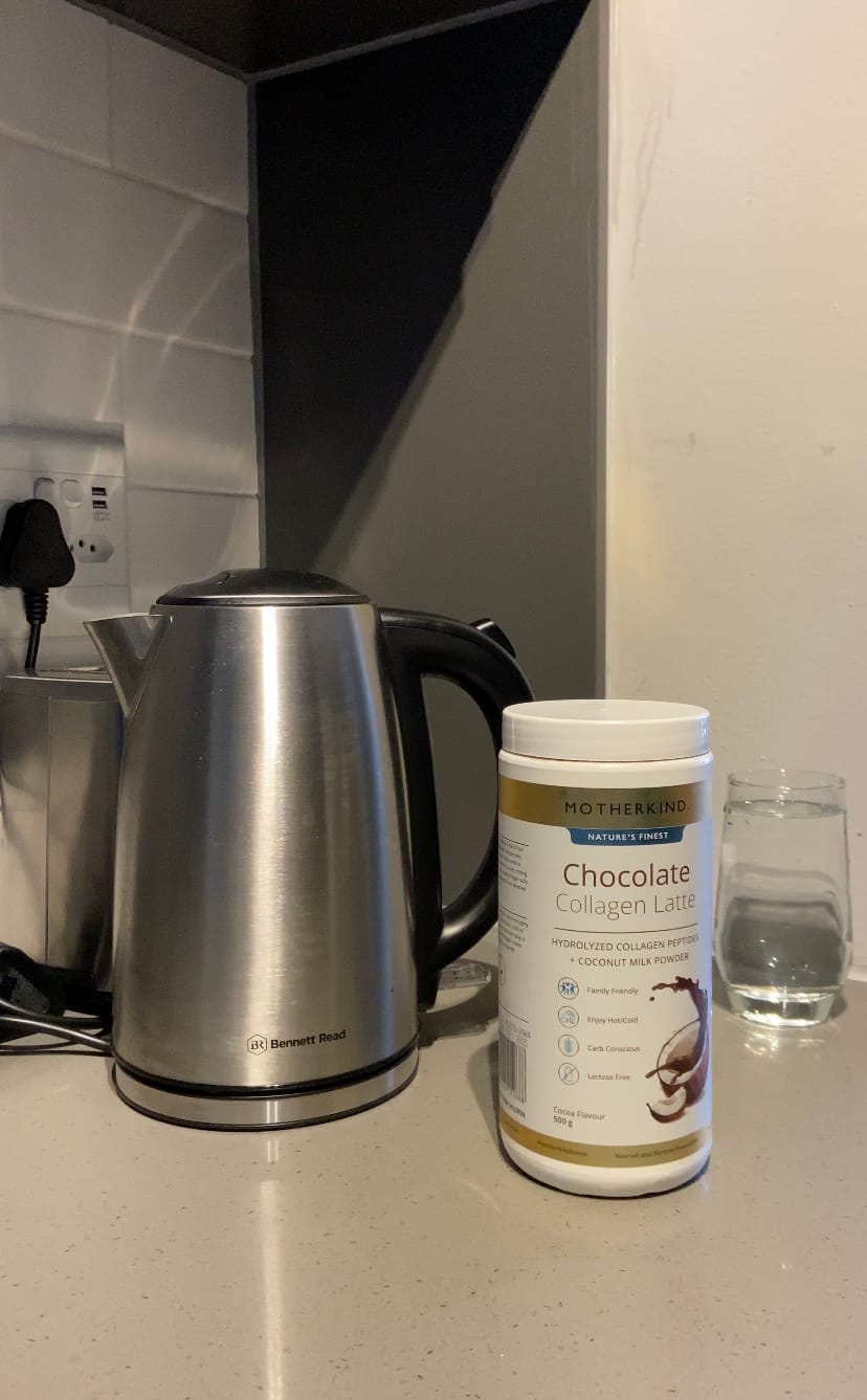 Customer photo review of Chocolate Collagen Latte