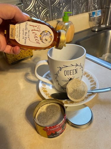 Customer photo review of Orange Infused Honey