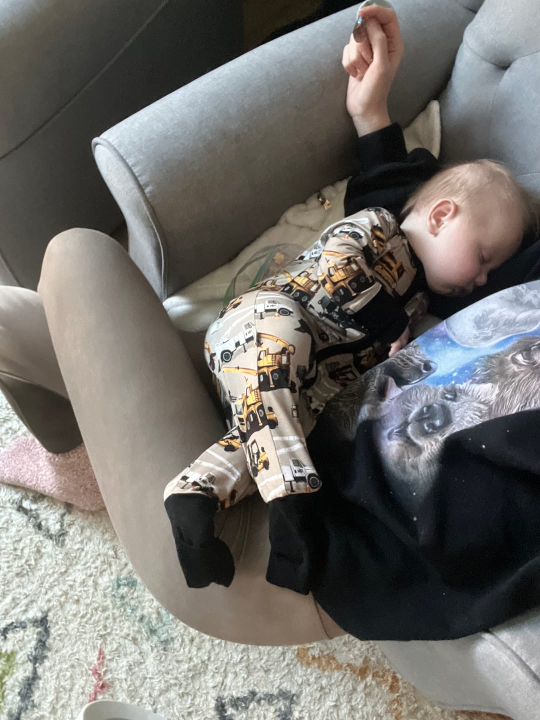 Customer photo review of Work Hard, Play Hard Snoozer