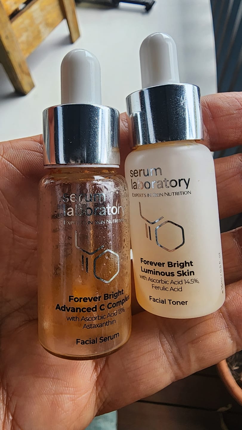 Customer photo review of Illuminate Ampoule Night Set