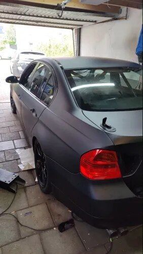 Customer photo review of Mallcas™ Super Matte Black Vinyl Wrap