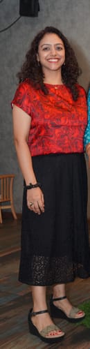 Customer photo review of Marble Print Top - Red