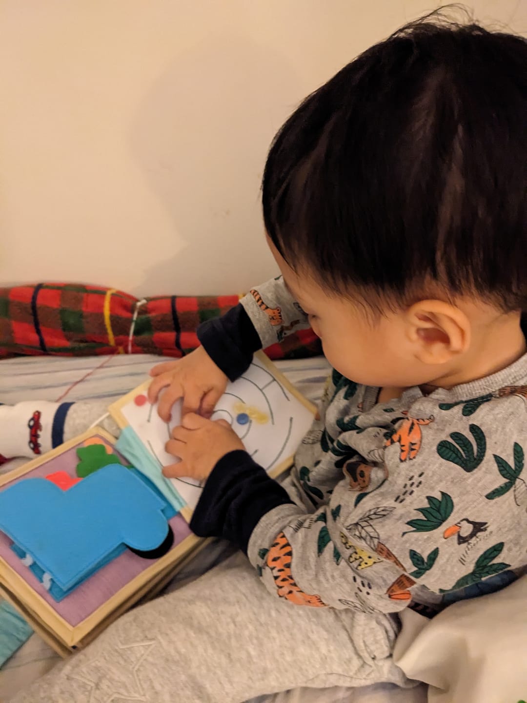 Customer photo review of Little Abacus Quiet Book Mini